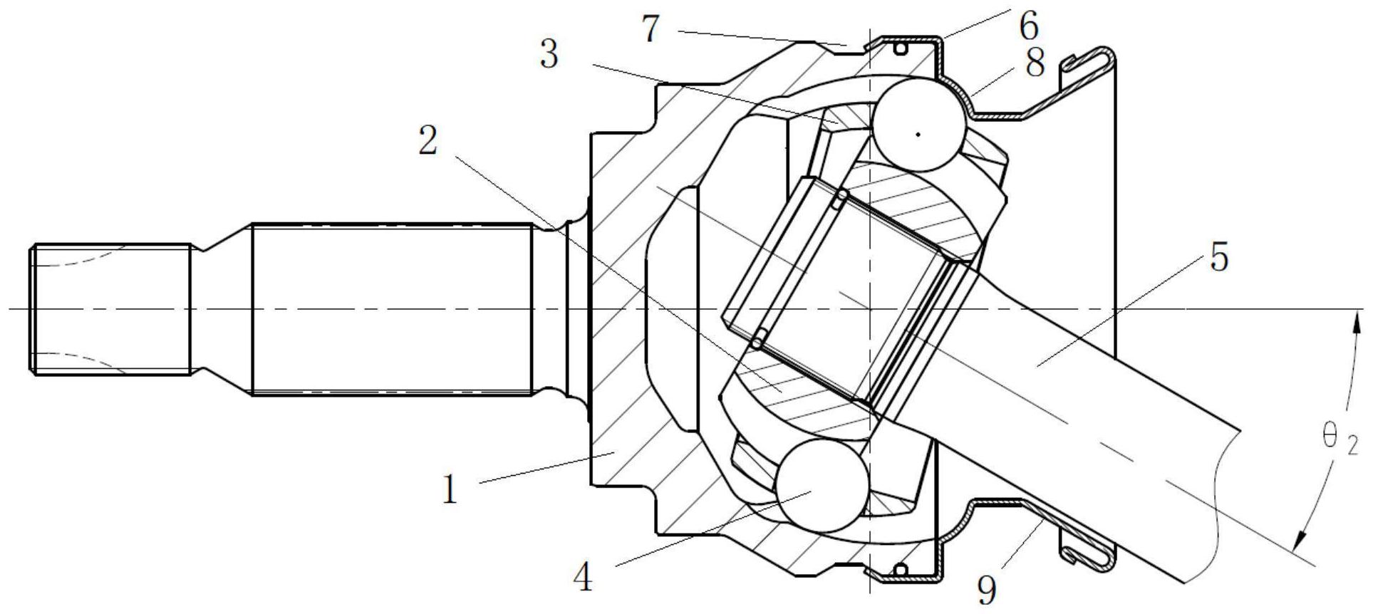一种钢球防脱的等速万向节-爱企查