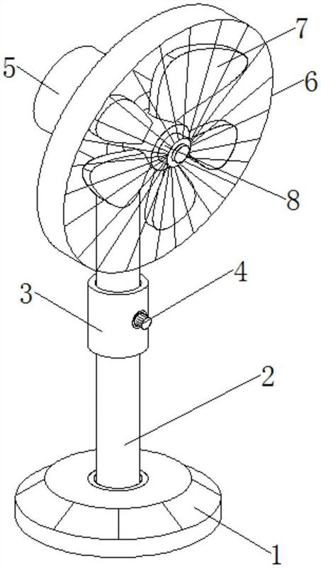 一种可灵活调节的工业落地扇-爱企查