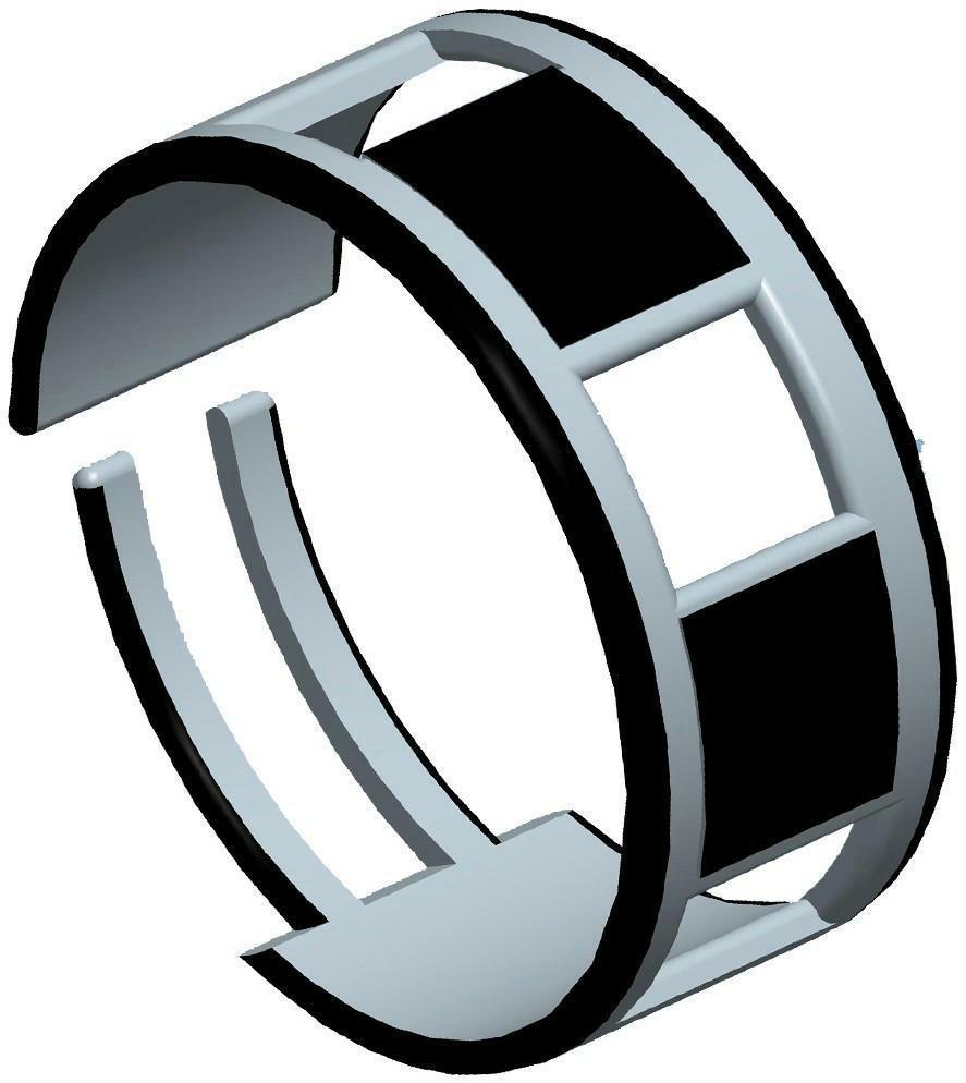 摘要附图摘要1.本外观设计产品的名称:智能手环.2.