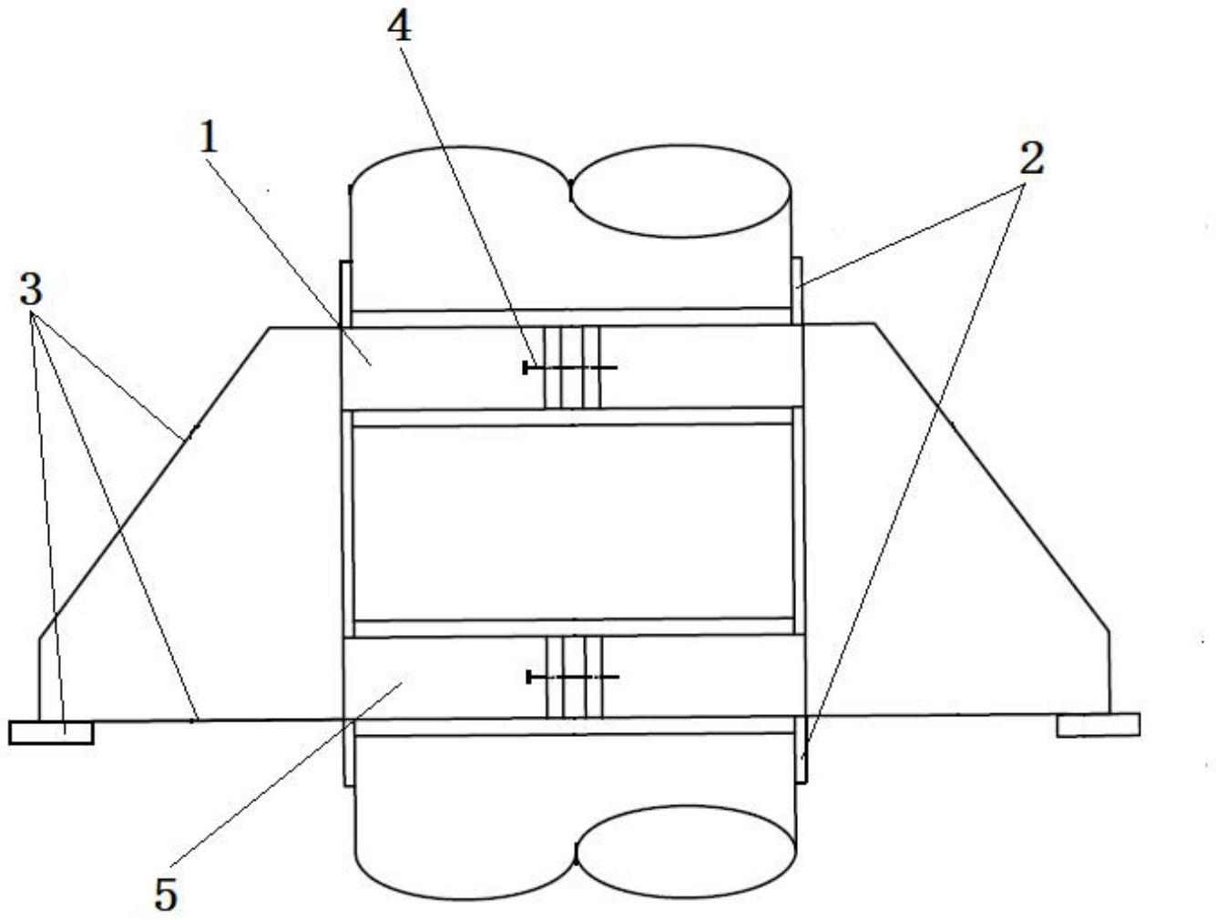 一种薄壁管道立管承重支架-爱企查
