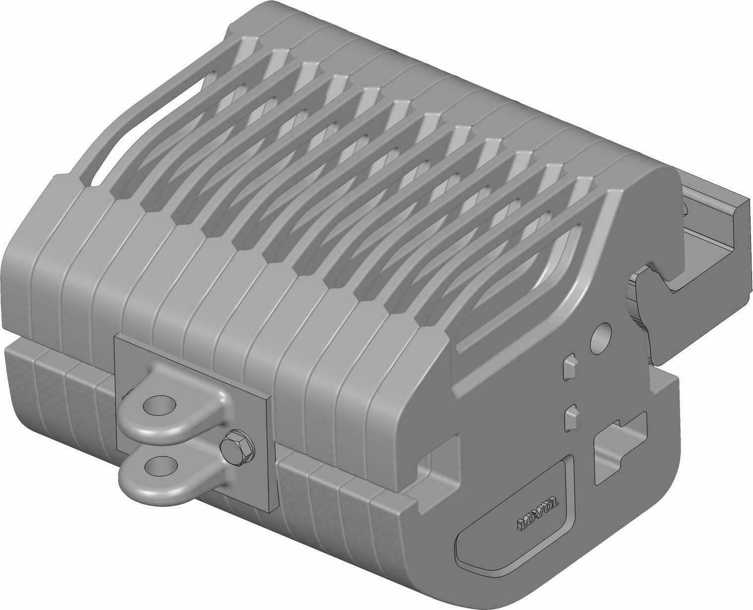 摘要附图摘要1.本外观设计产品的名称拖拉机配重.2.
