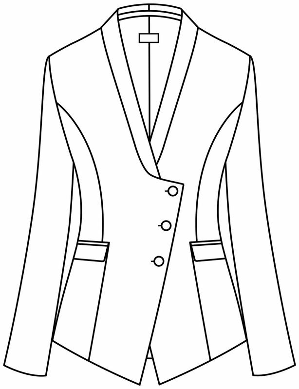 女上衣(v领斜门襟三粒扣)-爱企查