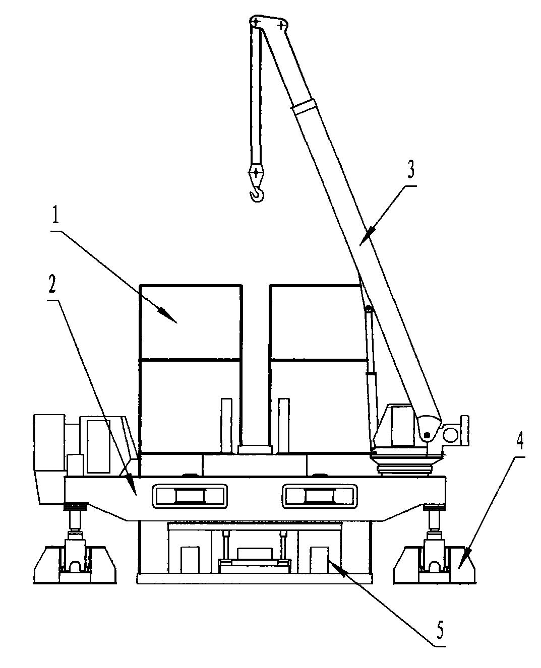 采用箱式配重的静力液压压桩机-爱企查
