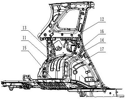 一种汽车侧围后段结构以及侧围总成-爱企查
