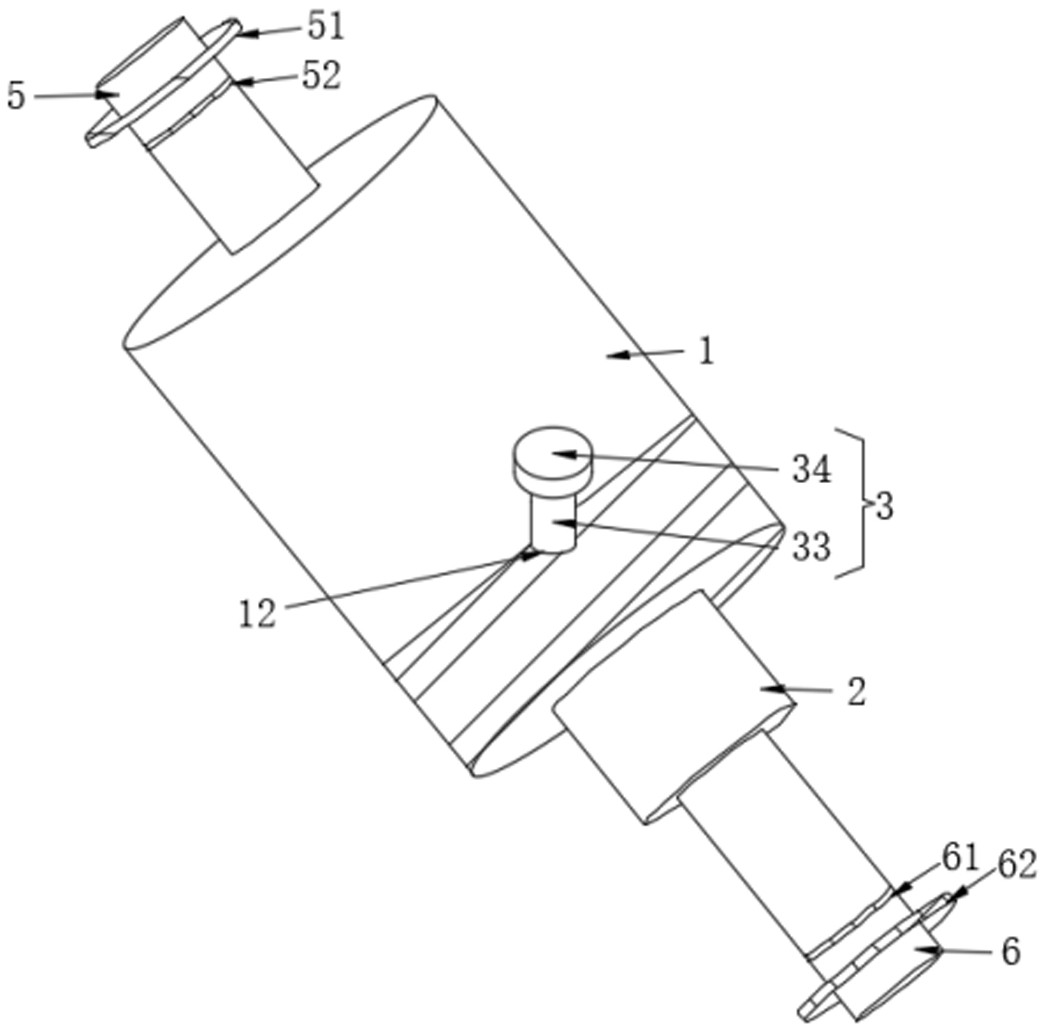 一种pe给水管插接式连接结构