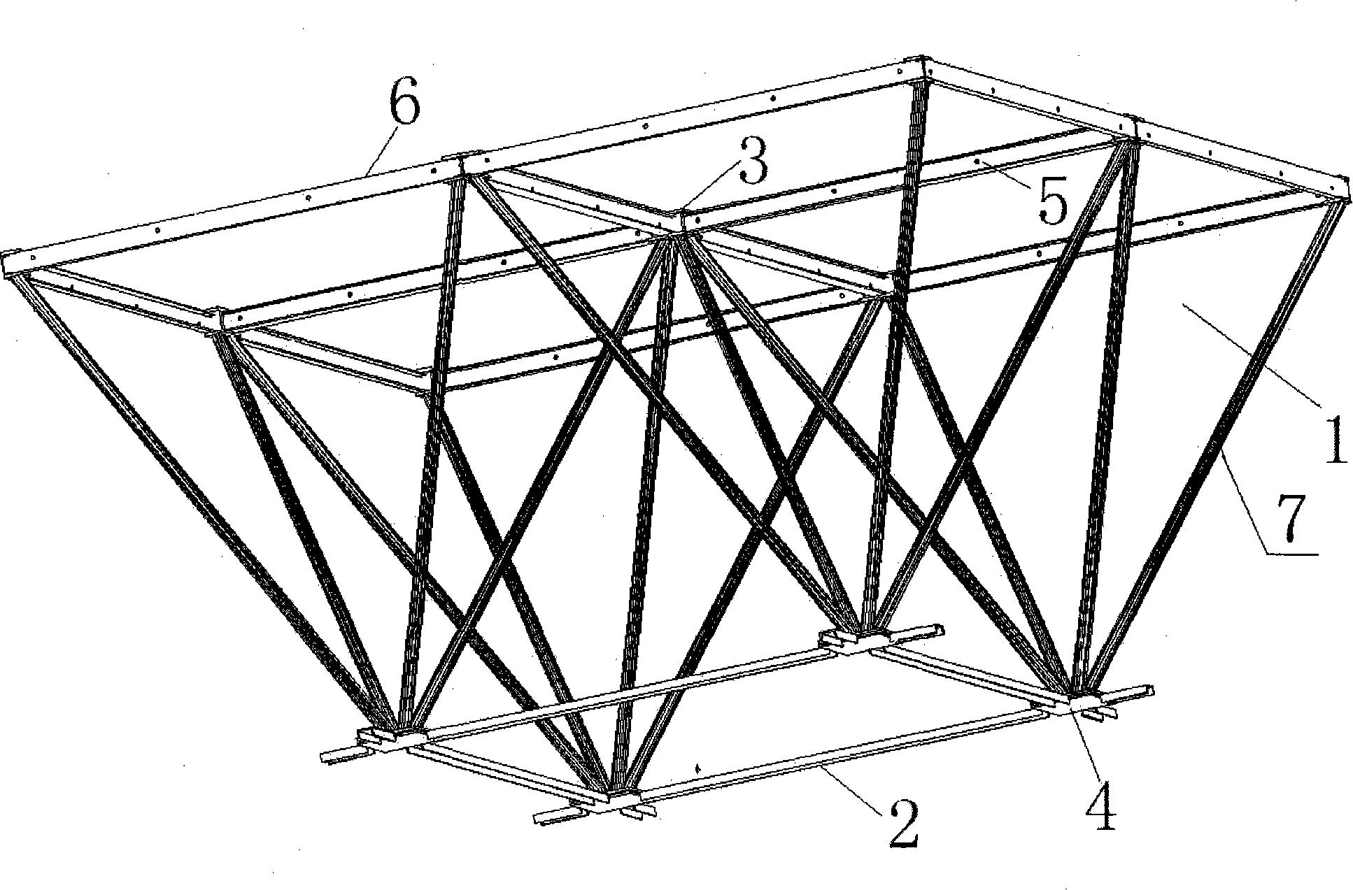 螺栓连接预制装配四角锥空间网格结构及其制作方法-爱企查