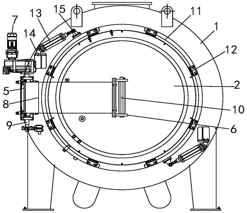 预抽真空氮化炉转臂式自动压紧炉门-爱企查