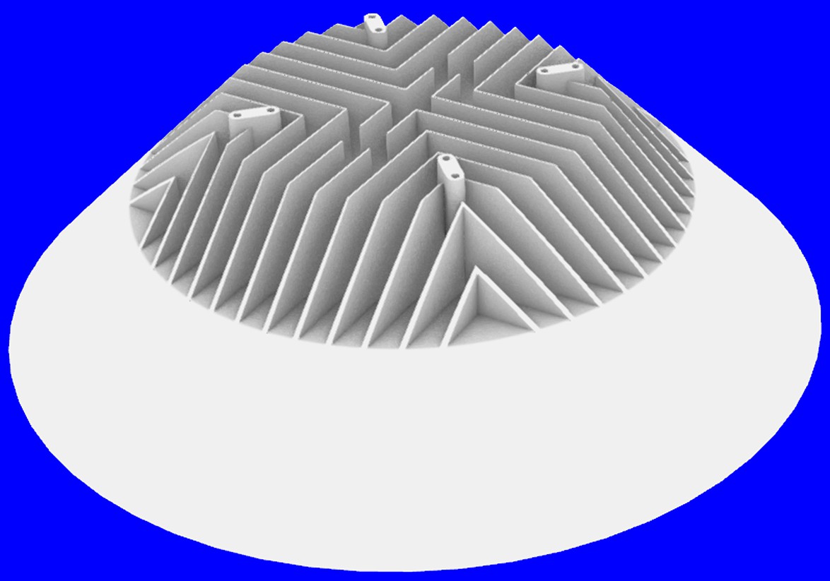 摘要附图摘要1.本外观设计产品的名称吊灯灯罩(泛光灯).2.