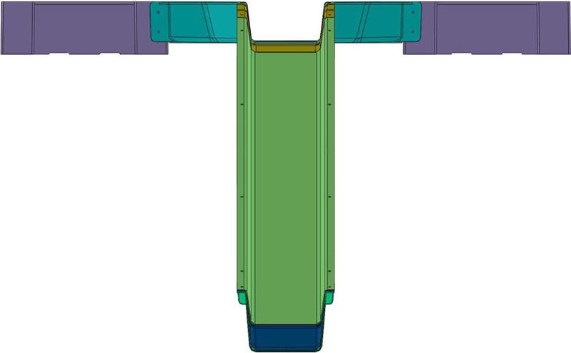 摘要附图摘要1.本外观设计产品的名称:泄水槽. 2.