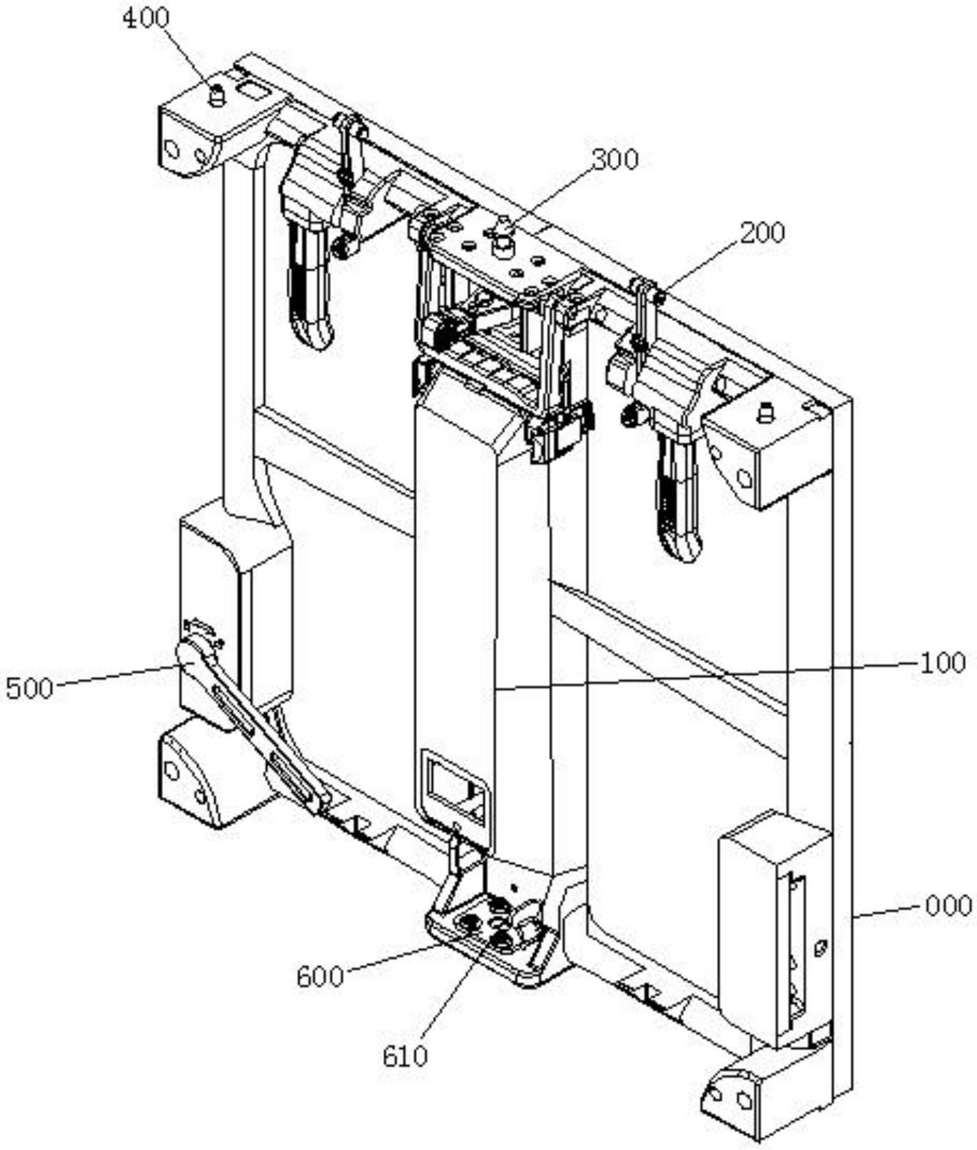 一种单人安装的led显示屏结构