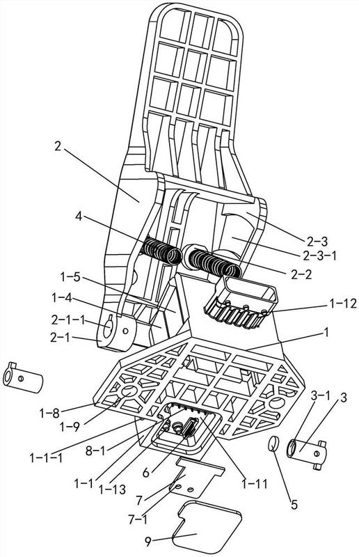 地板式电子油门踏板总成-爱企查
