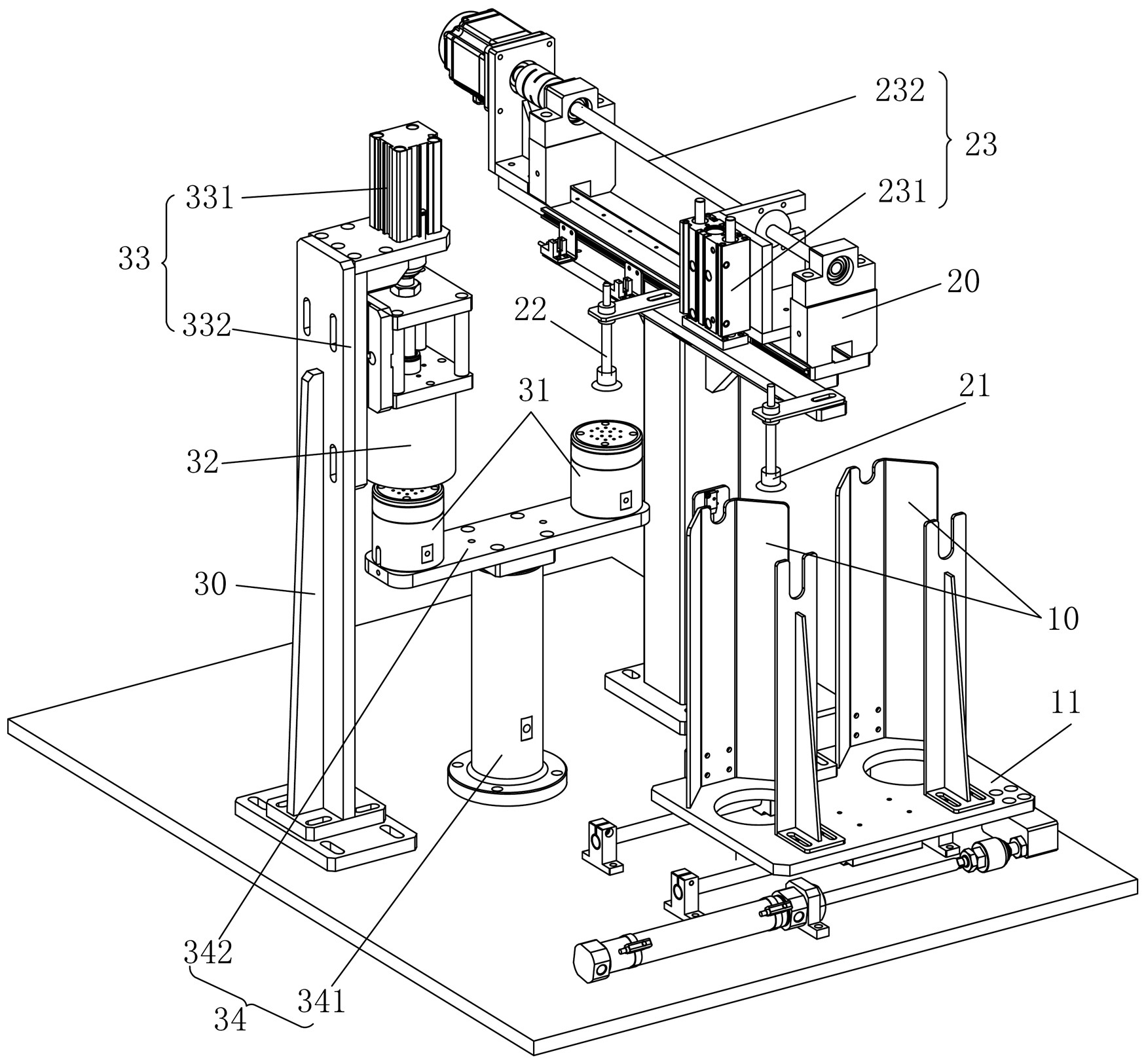 自动打结机的瓶盖纸送料装置,包括有储纸架,取纸机构以及纸片变形机构