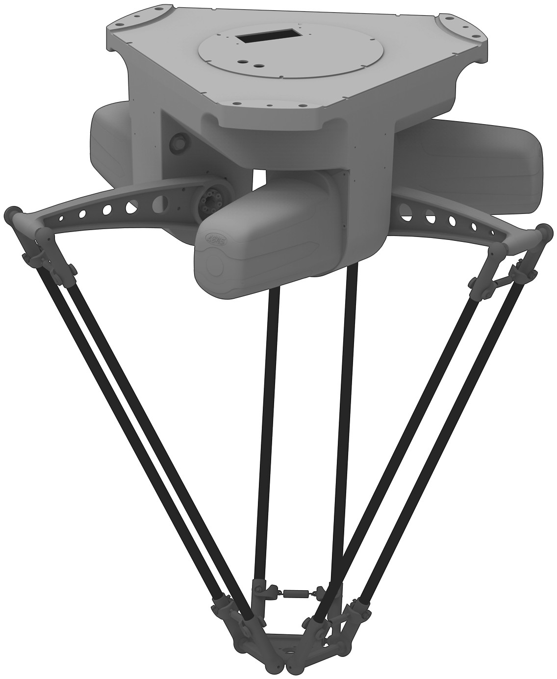 摘要附图摘要1.本外观设计产品的名称并联机器人.2.