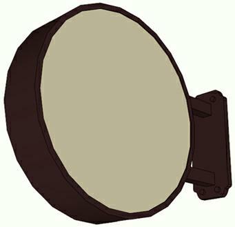 圆形灯箱侧招-爱企查