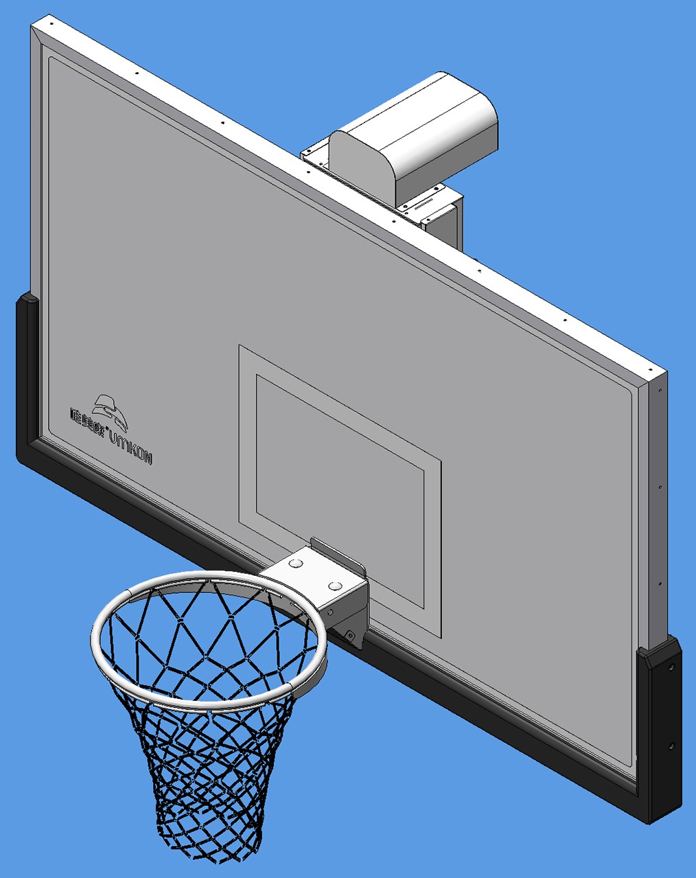 摘要附图摘要1.本外观设计产品的名称篮板升降总成.2.