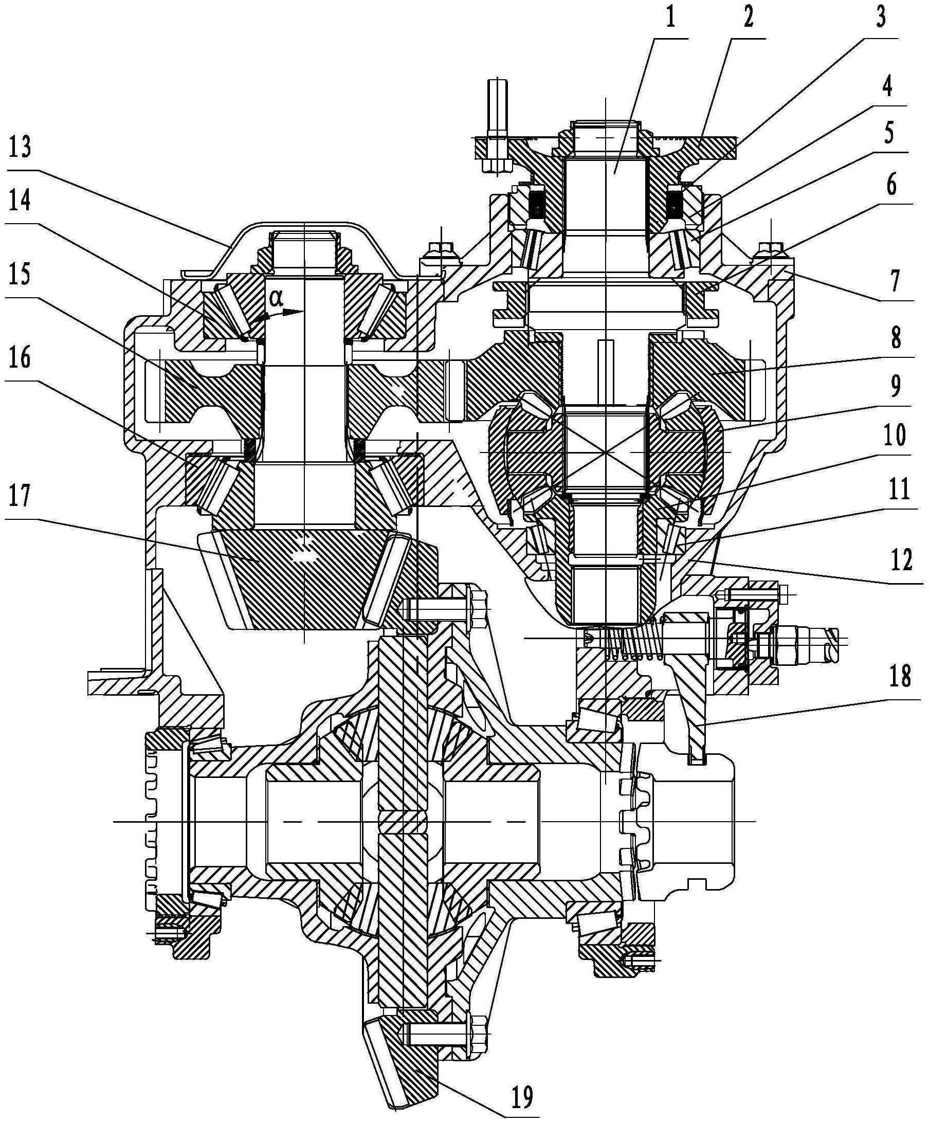一种改进传动效率的主减速器总成-爱企查