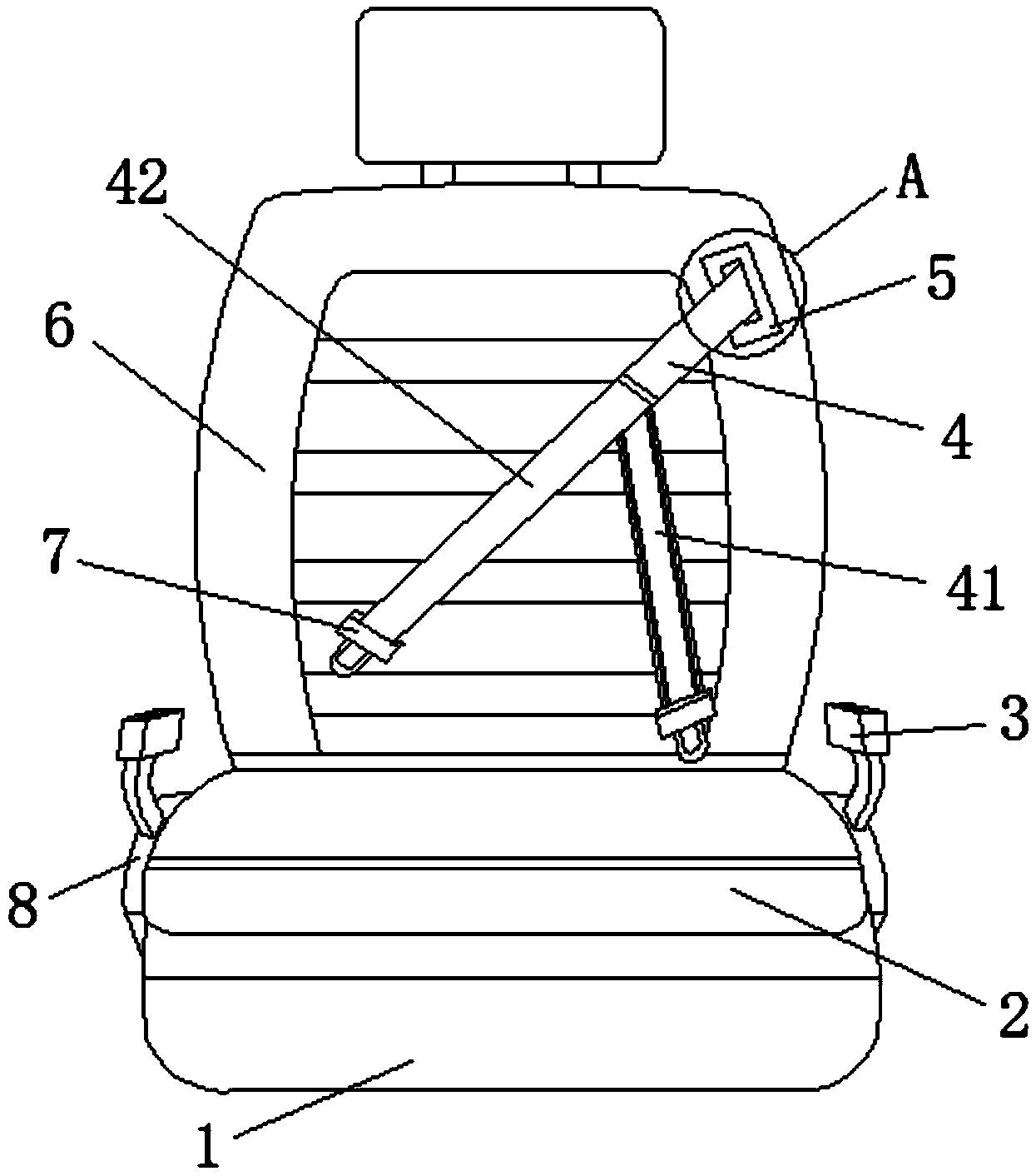 一种内藏式安装安全带座椅-爱企查
