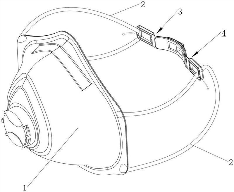 一种口罩松紧带用紧扣件-爱企查