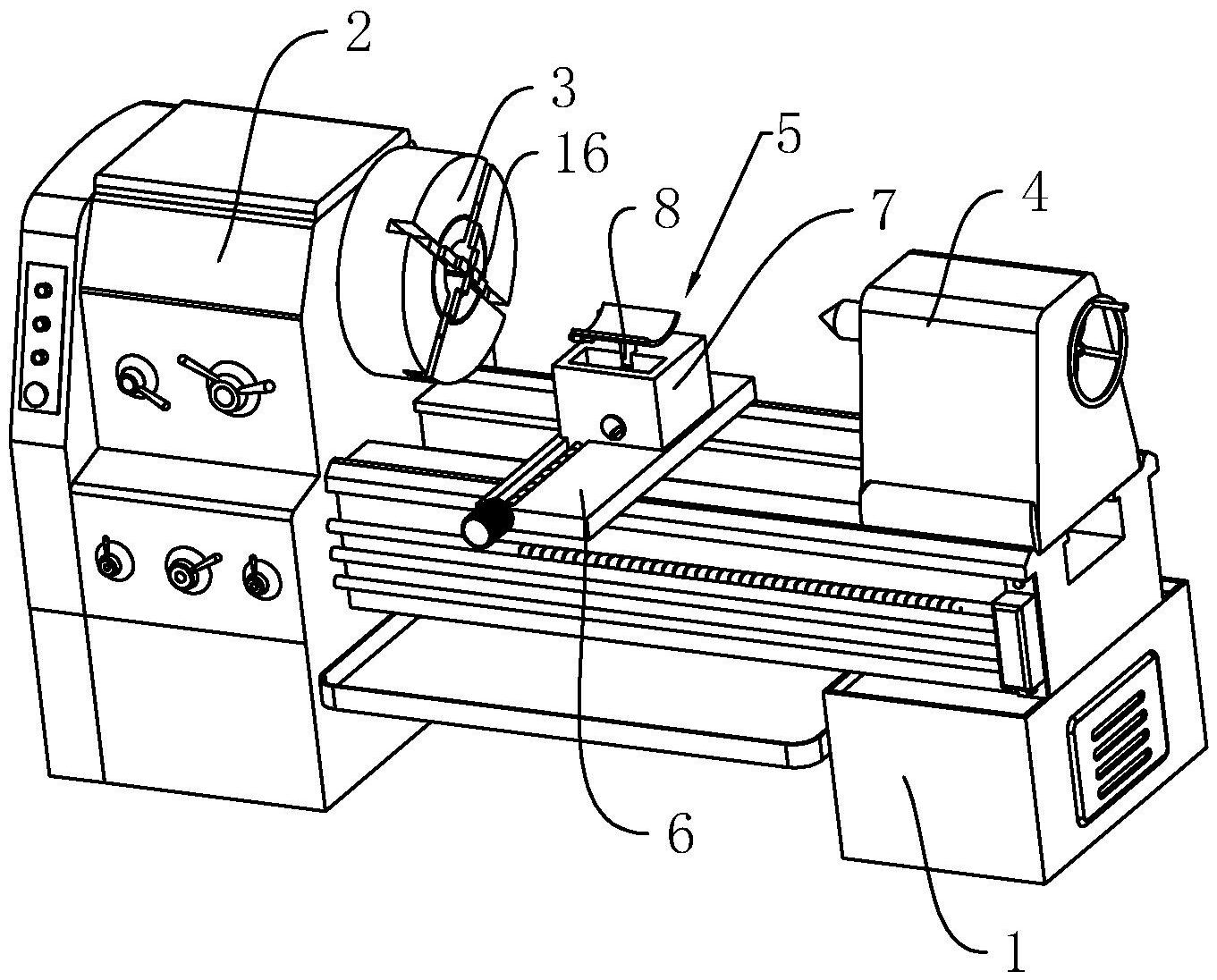 一种便于对心的车床-爱企查
