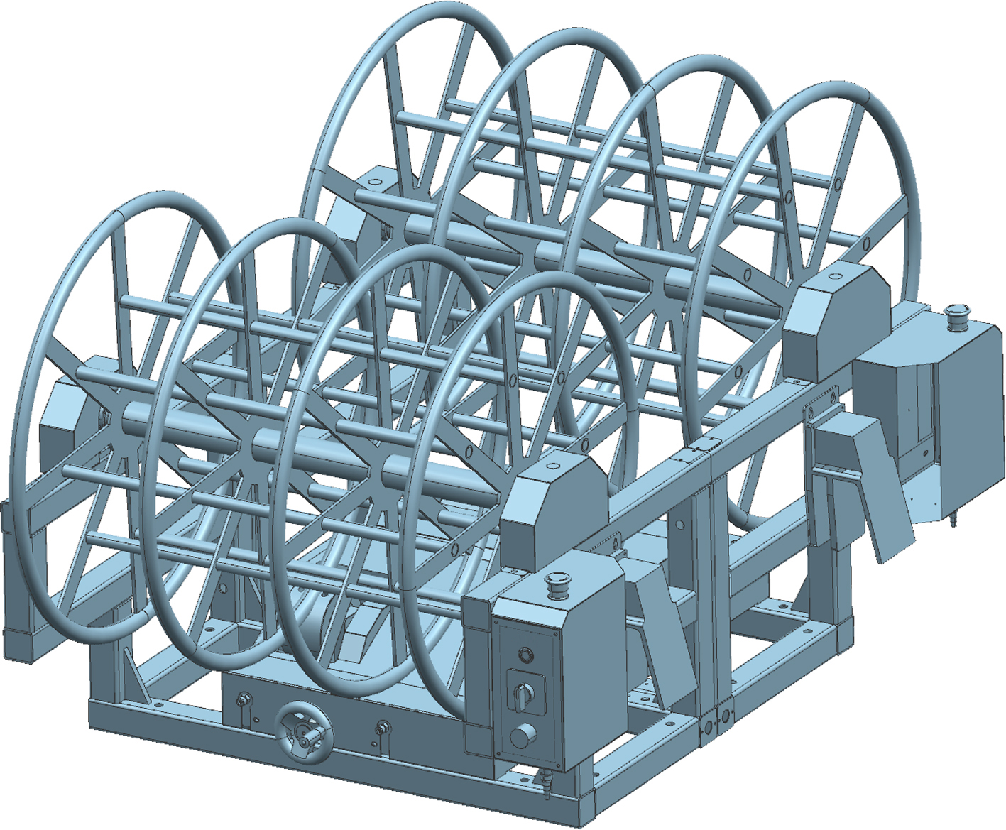 电缆自动收放线装置