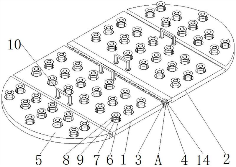 浮阀塔板布置图怎么画图片