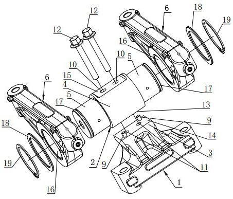 一种摇臂安装结构-爱企查