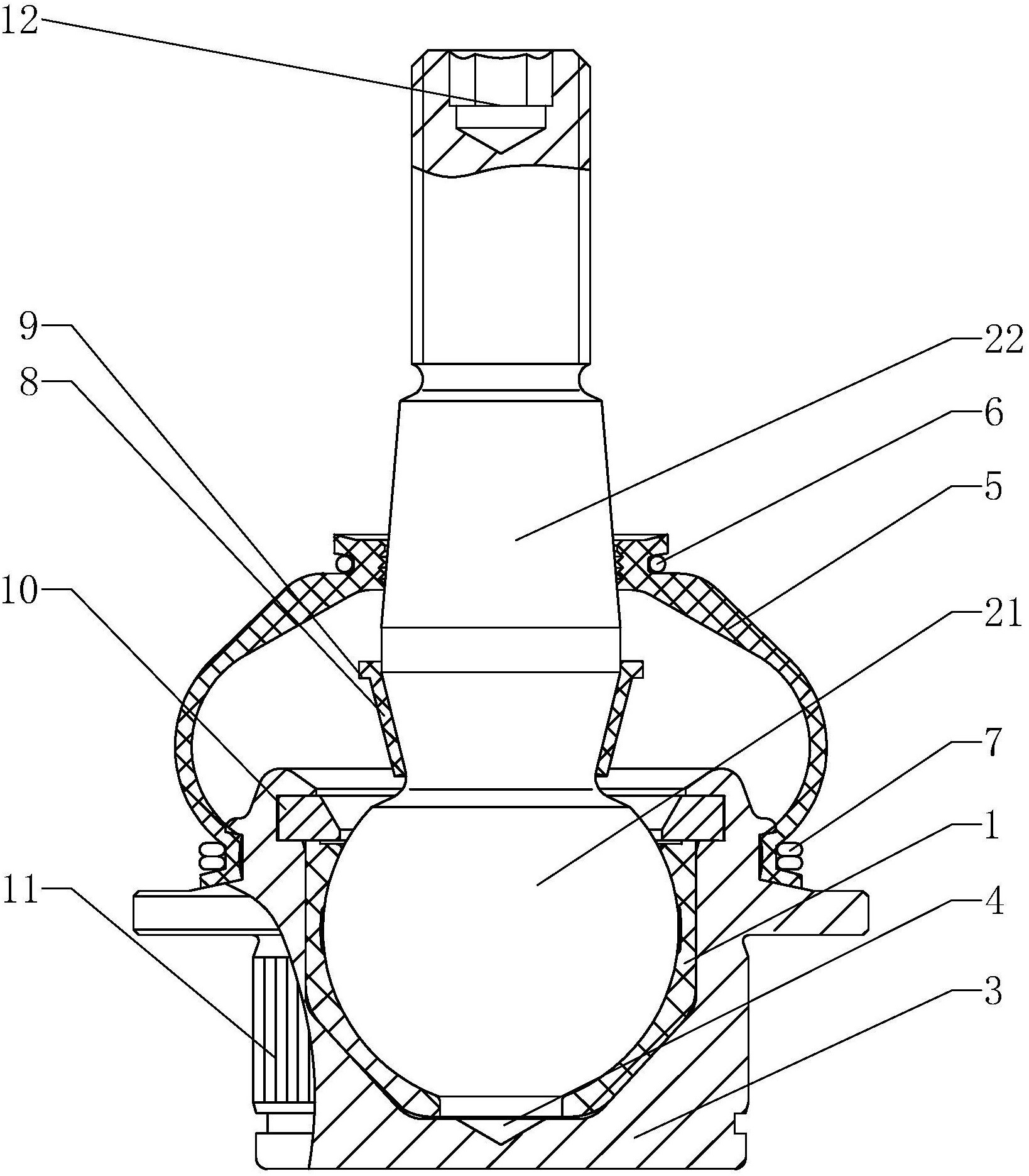 球头容易产生机械磨损,另外如果异物跑入球销和球座的连接处也会产生