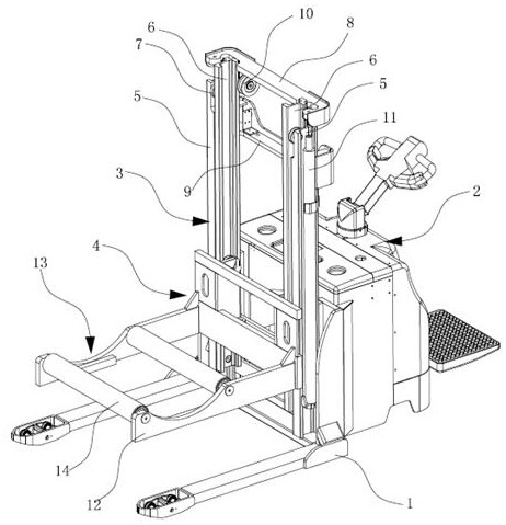 一种双缸双链堆高车-爱企查