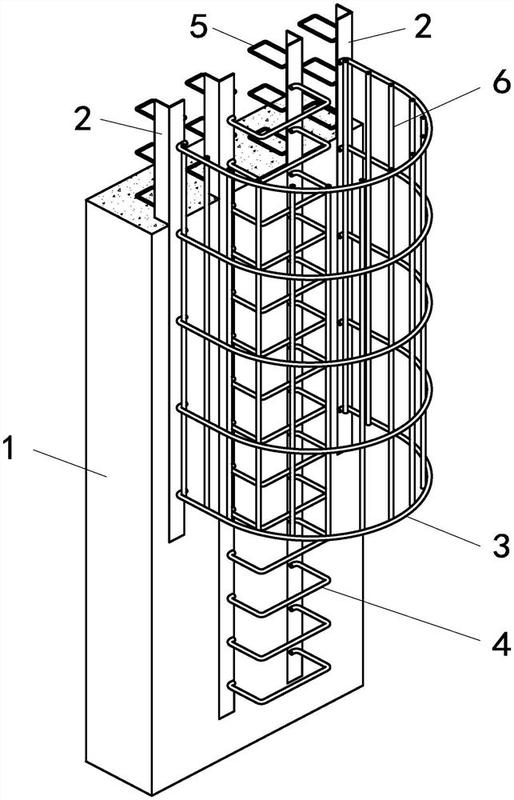 一种用于溢流表孔弧门检修的简易钢爬梯