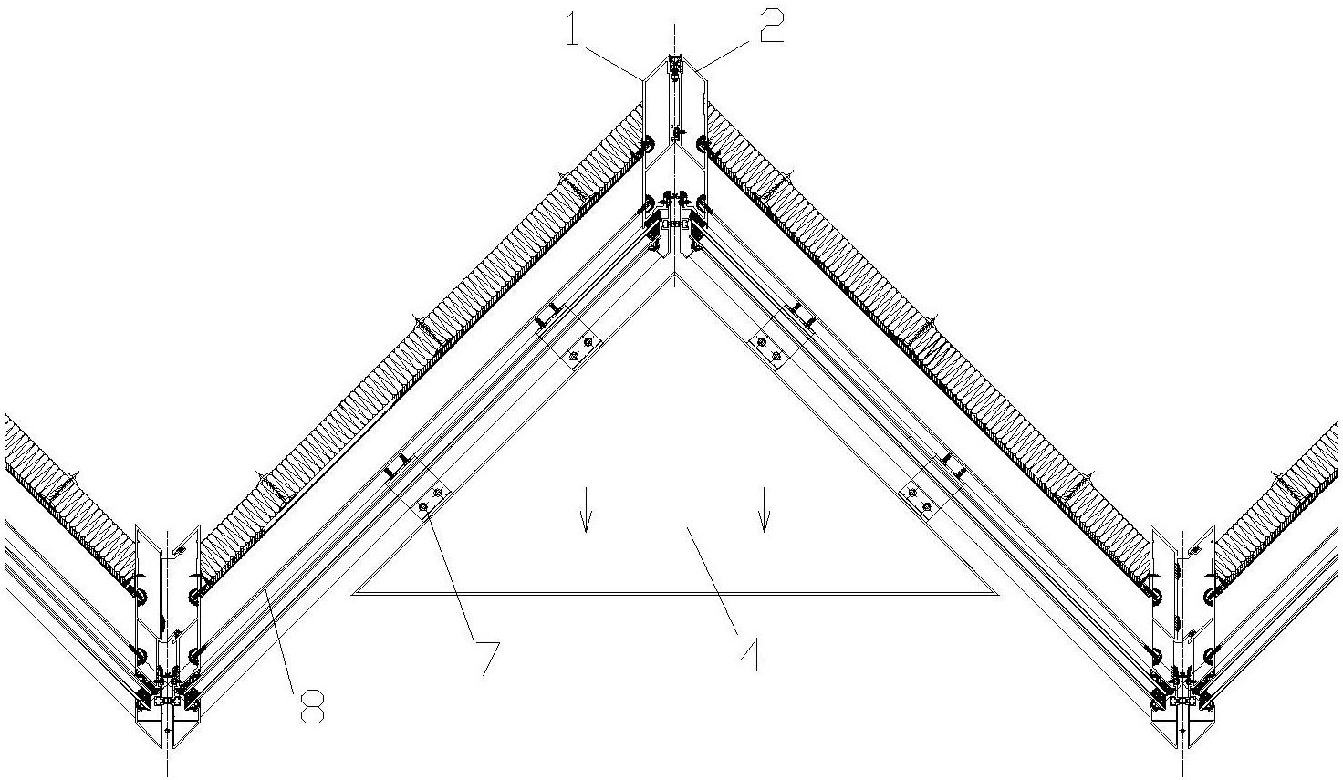 一种90度折叠形幕墙-爱企查