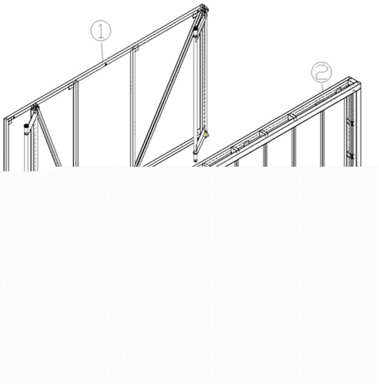 一种可移动式显示屏连接框架-爱企查