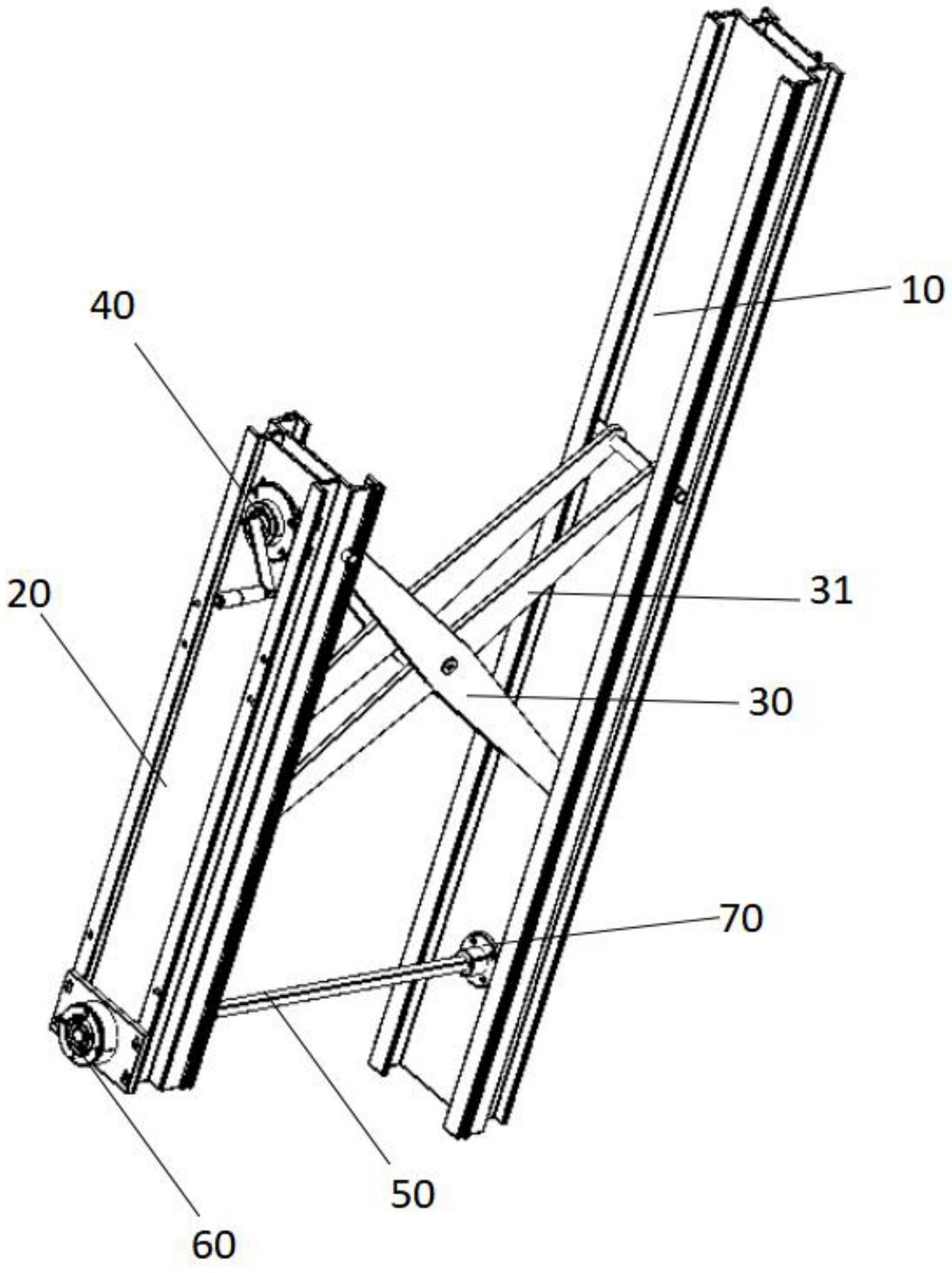 一种剪叉式手动伸缩平台-爱企查