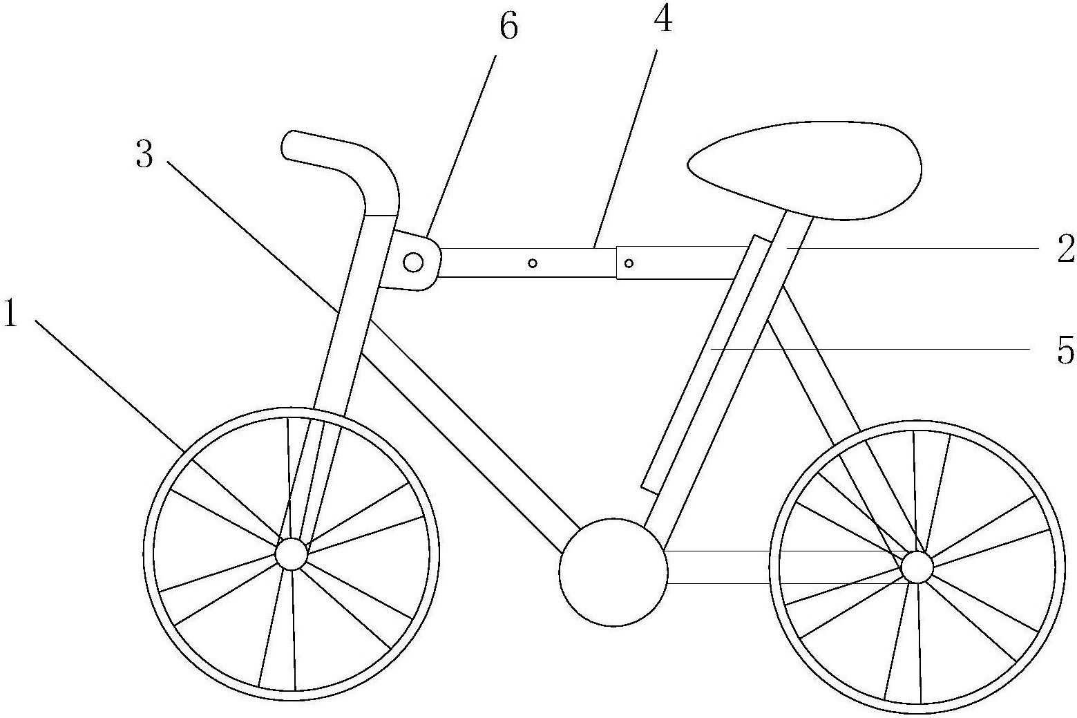 一种可调节横杠高低的自行车-爱企查