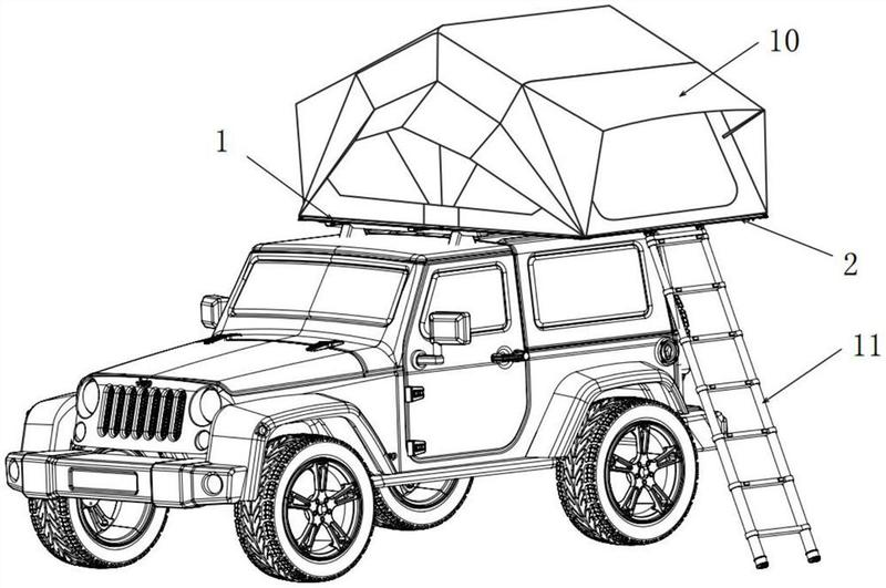 一种折叠式车顶帐篷-爱企查