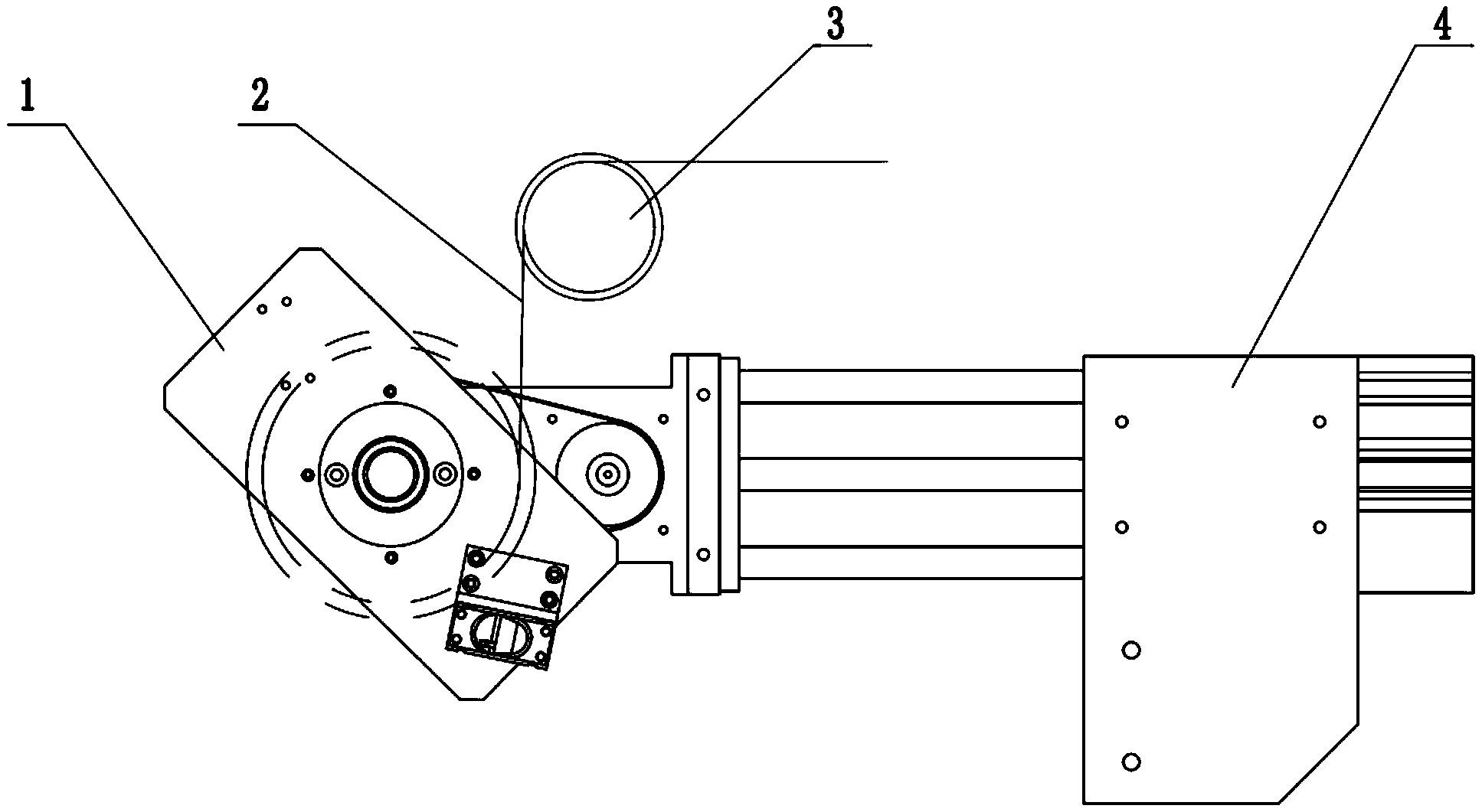一种用于全自动工字轮收线机的打结机构