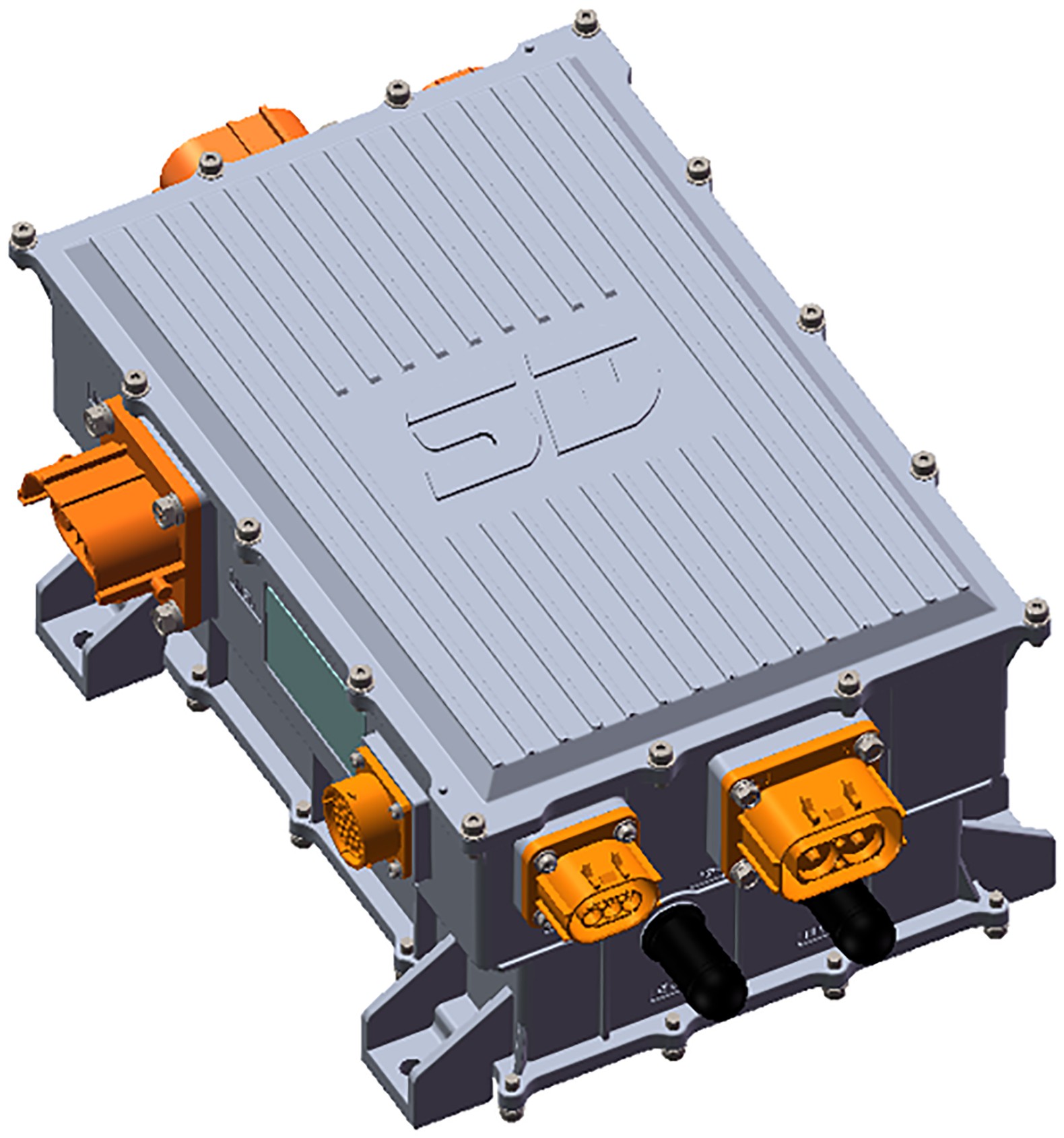 高压接线盒集成一体的驱动系统集成,主要用于向新能源纯电动汽车,新