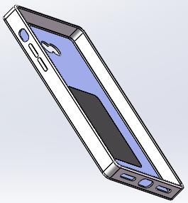 本外观设计产品的名称:手机壳.2.