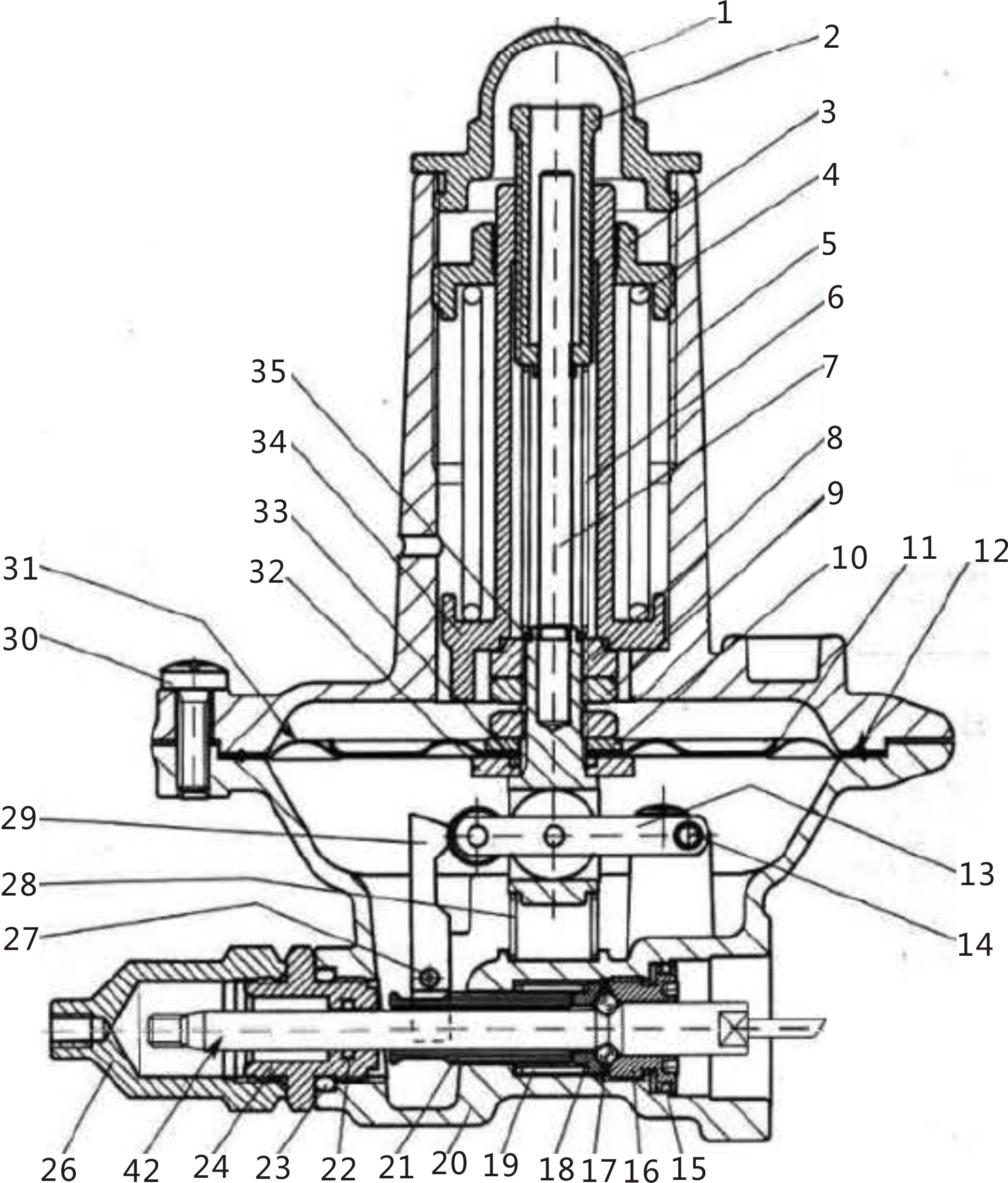 一种独立的调压器切断阀结构-爱企查