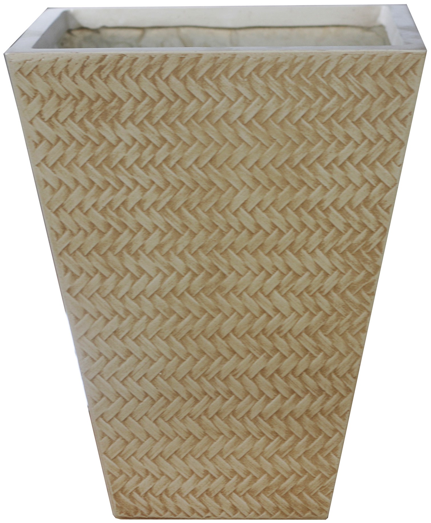 花盆(方形竹编纹)-爱企查