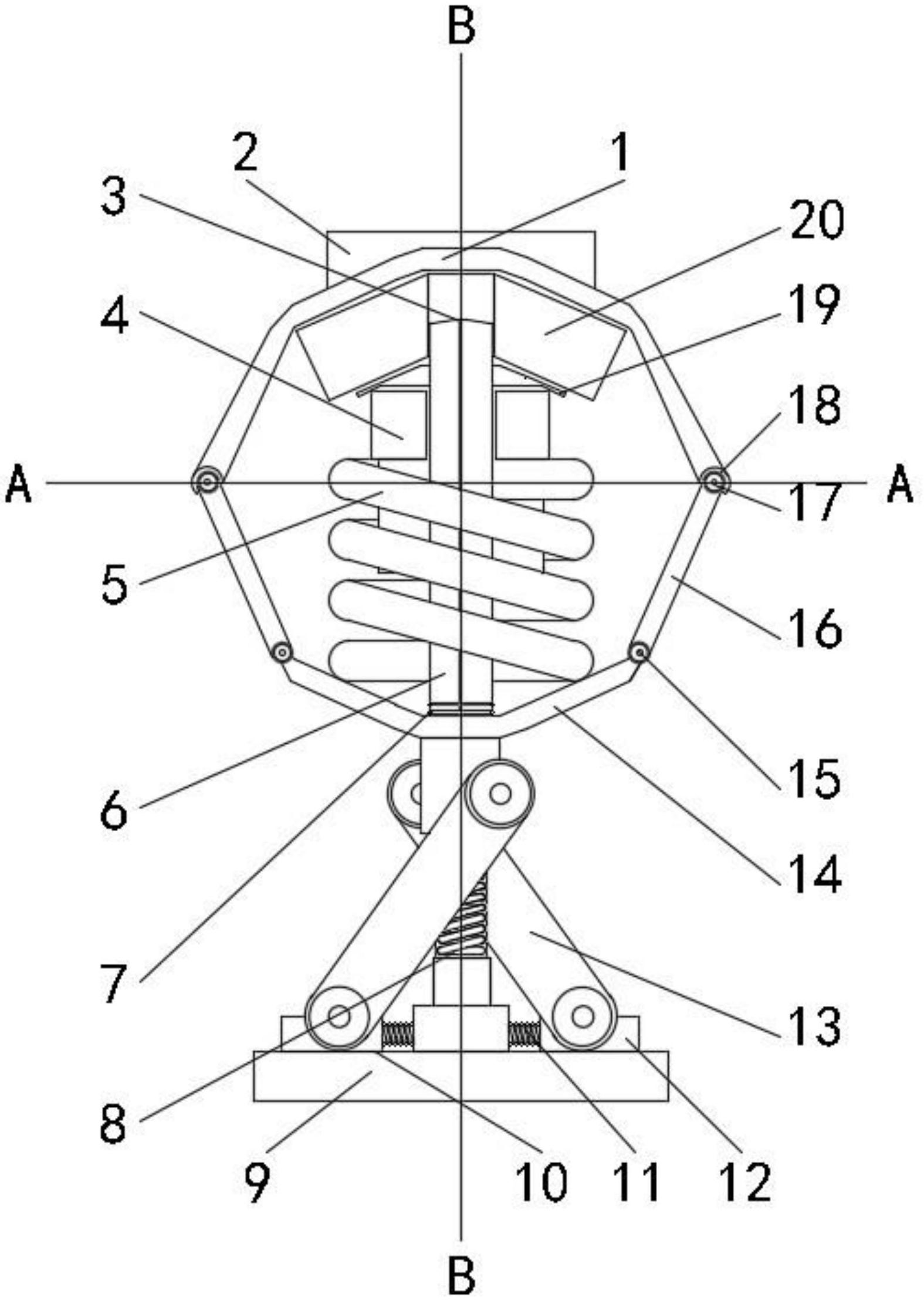一种分体式调节弹簧预压减震器-爱企查