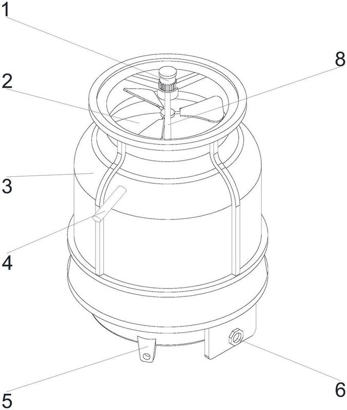 摘要附图摘要本实用新型涉及一种硅橡胶生产用冷凝器,包括容器,冷凝管