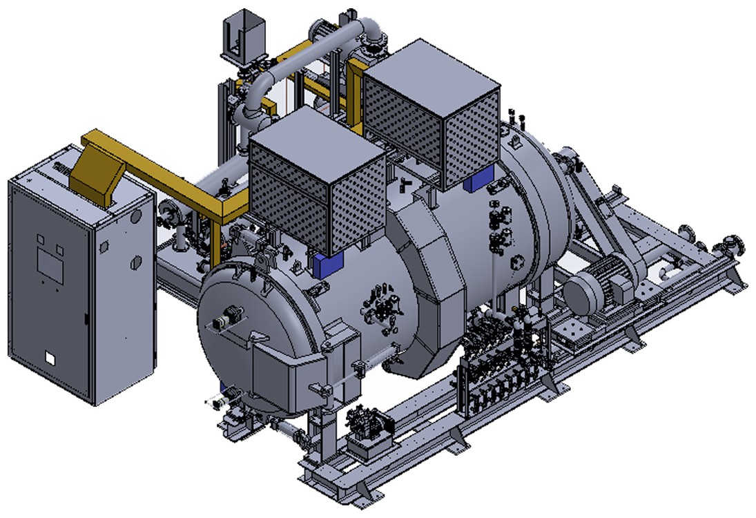 摘要附图摘要1.本外观设计产品的名称:真空烧结炉;2.