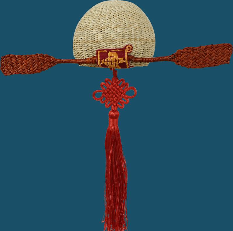 摘要附图摘要1.本外观设计产品的名称:挂件(状元帽). 2.