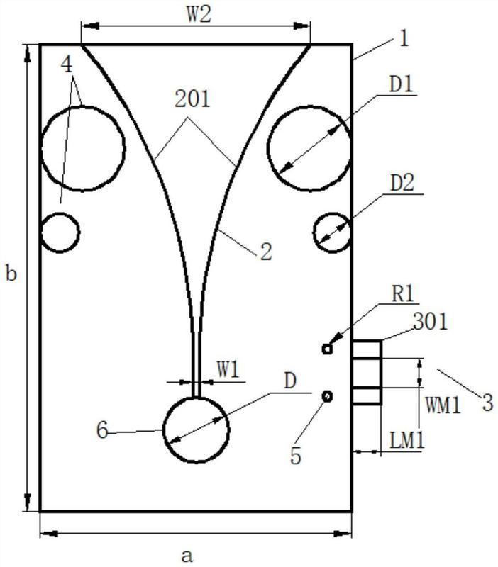 用于电子对抗的宽频带低后瓣vivaldi天线
