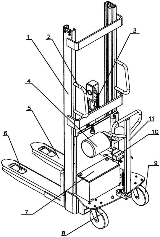 一种半电动堆高车-爱企查