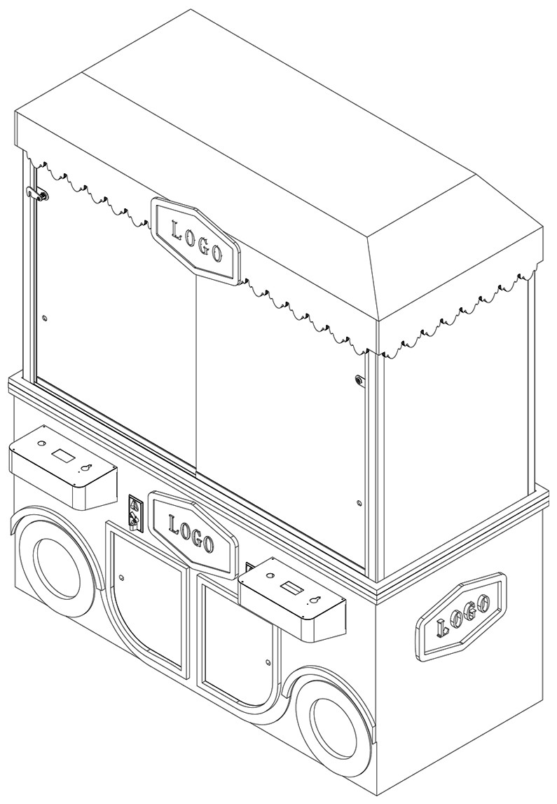 摘要附图摘要1.本外观设计产品的名称:娃娃机