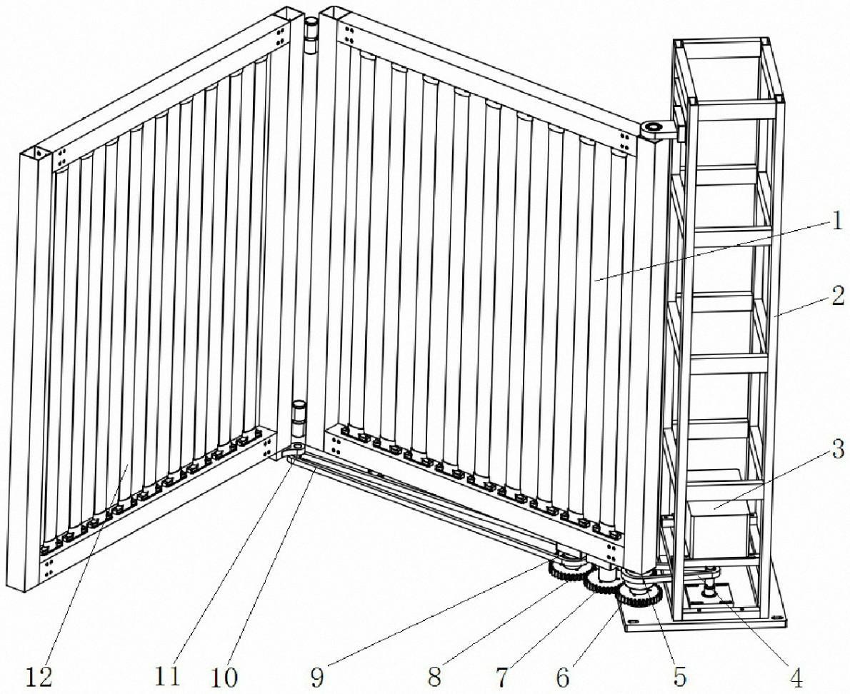 一种多扇同步悬浮式折叠门-爱企查