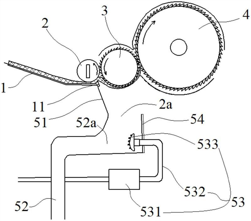 一种梳棉机给棉装置