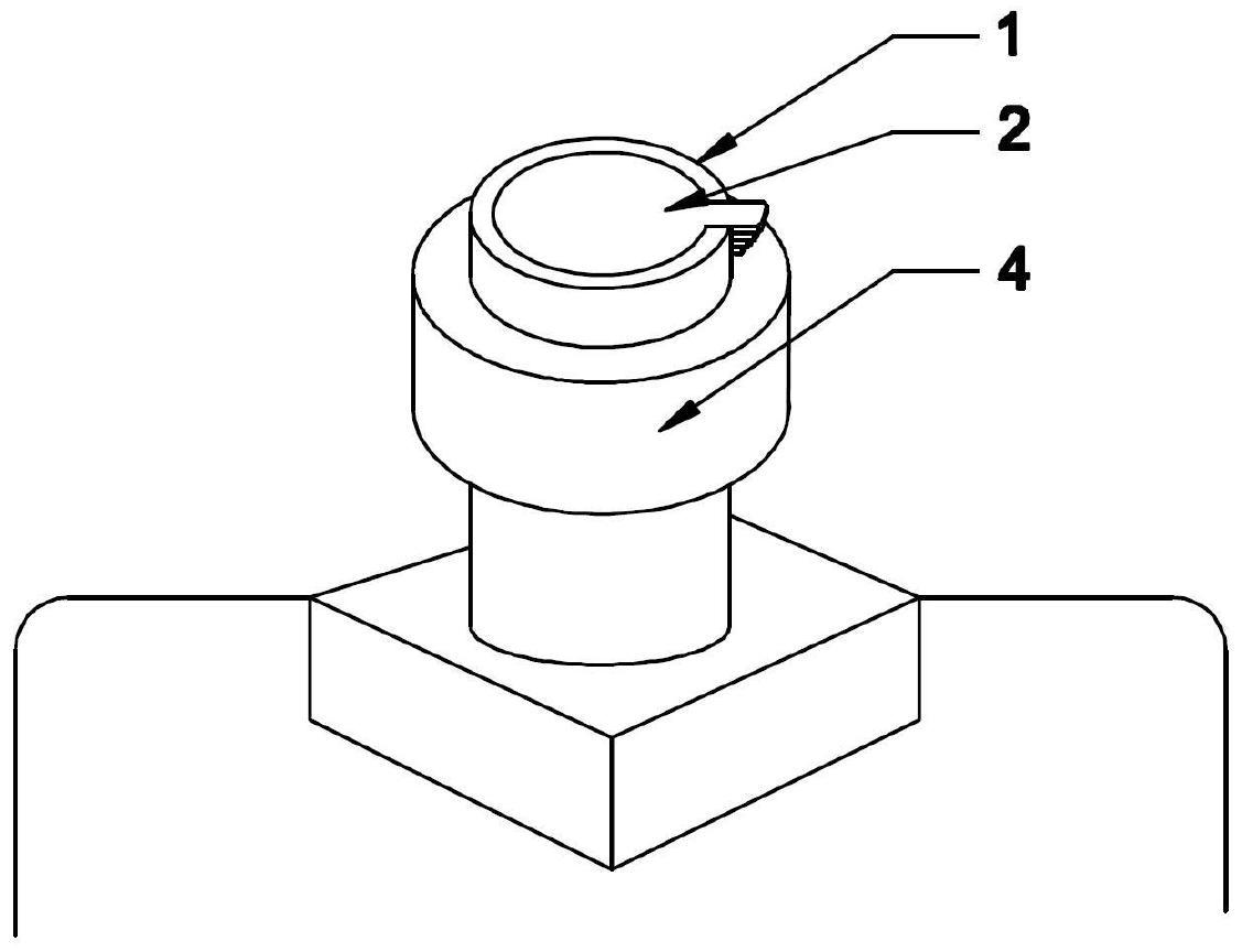 摘要附图摘要本实用新型公开了一种输液瓶口标贴,包