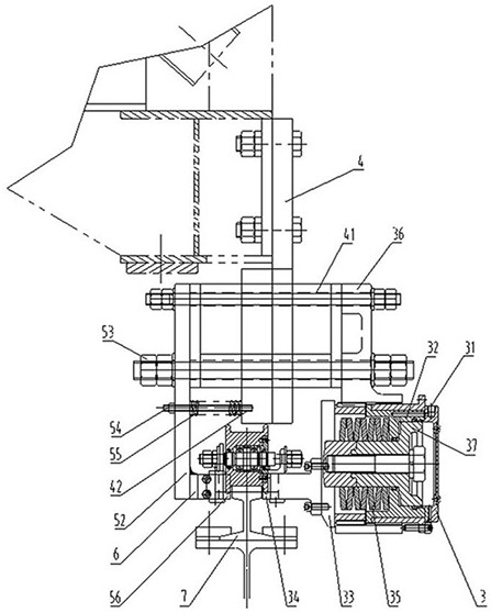 用于卸料车的夹轨器及包含该夹轨器的卸料车
